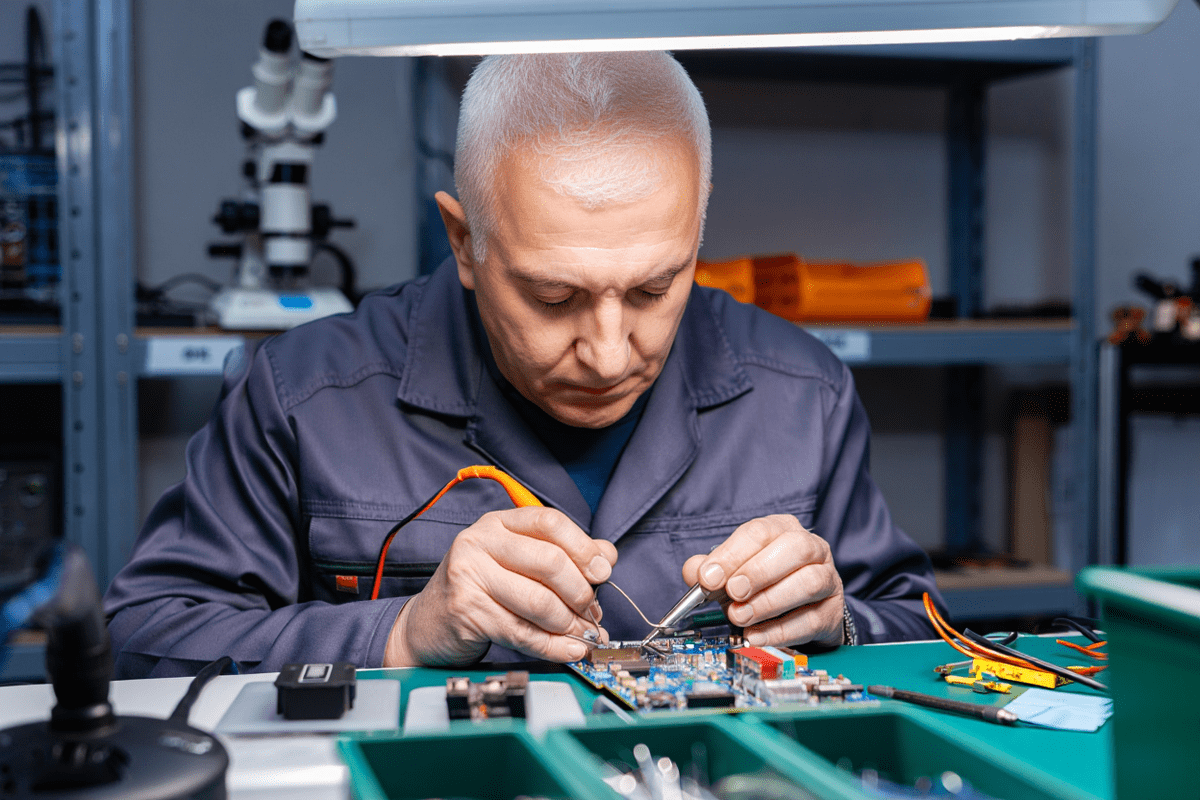 Процесс ремонта техники Apple в apple-profi-fix