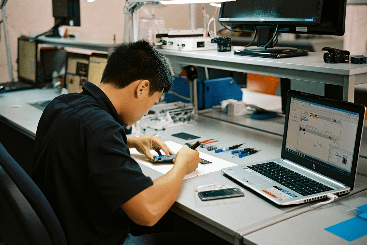 Процесс ремонта техники Apple в apple-profi-fix